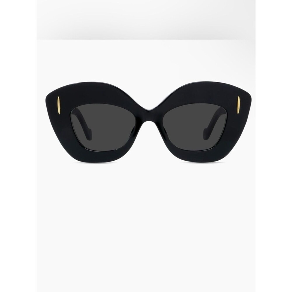 Loewe Retro Screen Black Cat-Eye Sunglasses NWOT